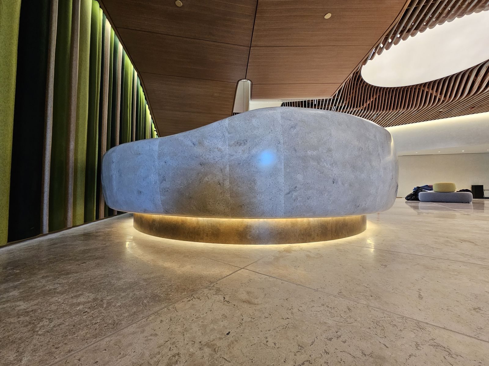 HWHI reception desk — lobby, Bentonville AR